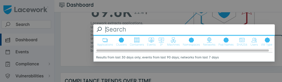 Lacework Global Search